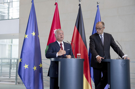 Empfang des Königs von Jordanien in Berlin