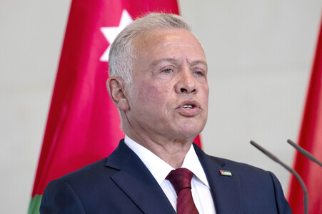 Empfang des Königs von Jordanien in Berlin