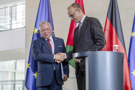 Empfang des Königs von Jordanien in Berlin