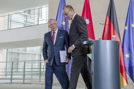 Empfang des Königs von Jordanien in Berlin