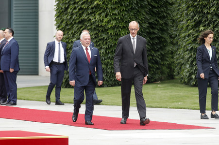 Empfang des Königs von Jordanien in Berlin