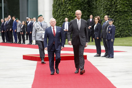 Empfang des Königs von Jordanien in Berlin
