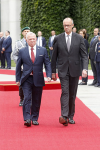 Empfang des Königs von Jordanien in Berlin