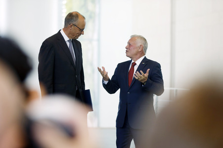 Empfang des Königs von Jordanien in Berlin