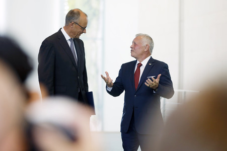 Empfang des Königs von Jordanien in Berlin