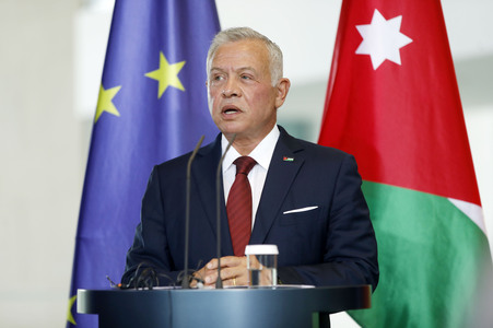 Empfang des Königs von Jordanien in Berlin