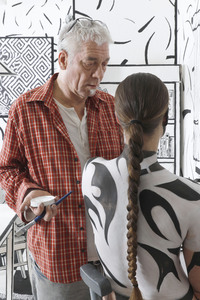 Black & White Bodypainting