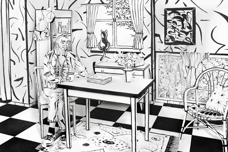 Black & White Bodypainting