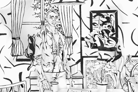 Black & White Bodypainting