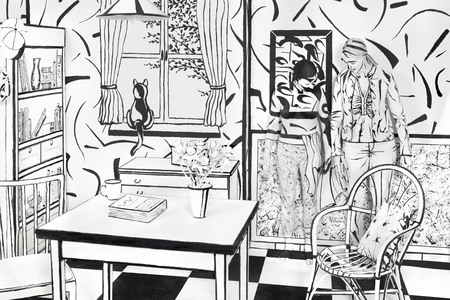 Black & White Bodypainting