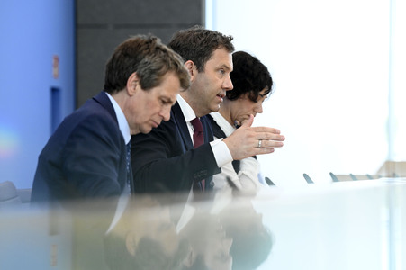 Bundespressekonferenz 'Regierungsentwurf des Bundeshaushalts 2026 und Finanzplan 2027-2029' in Berlin