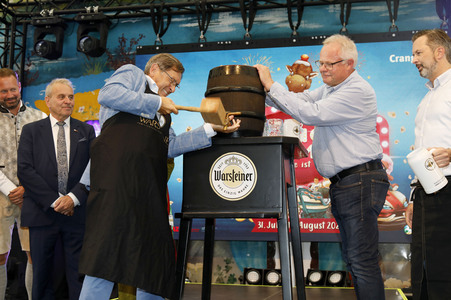 Eröffnungsveranstaltung der Cranger Kirmes in Herne