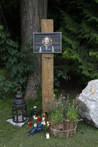 Gedenken an Laura Dahlmeier in Garmisch-Partenkirchen