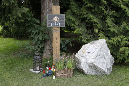 Gedenken an Laura Dahlmeier in Garmisch-Partenkirchen
