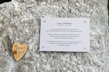 Gedenken an Laura Dahlmeier in Garmisch-Partenkirchen