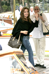 Ankunft vom 'Große Haie - Kleine Fische' Cast am Hotel Excelsior, Internationale Filmfestspiele von Venedig 2004