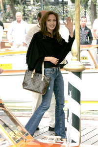 Ankunft vom 'Große Haie - Kleine Fische' Cast am Hotel Excelsior, Internationale Filmfestspiele von Venedig 2004