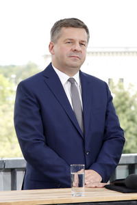 Pressekonferenz von Reiner Haseloff und Sven Schulze in Magdeburg
