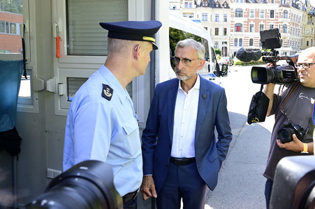 Pressetermin mit Armin Schuster in Görlitz