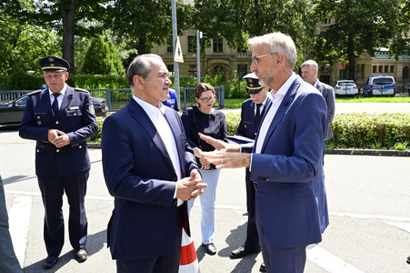 Pressetermin mit Armin Schuster in Görlitz
