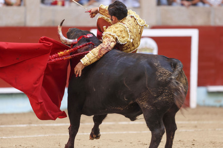 Stierkampf in Pontevedra