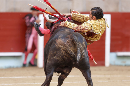 Stierkampf in Pontevedra
