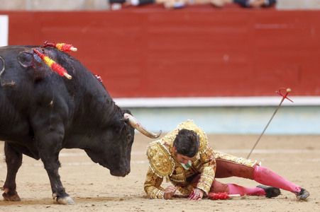 Stierkampf in Pontevedra