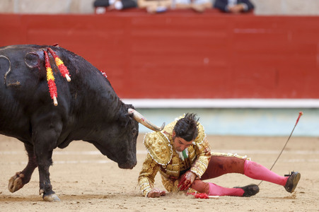 Stierkampf in Pontevedra