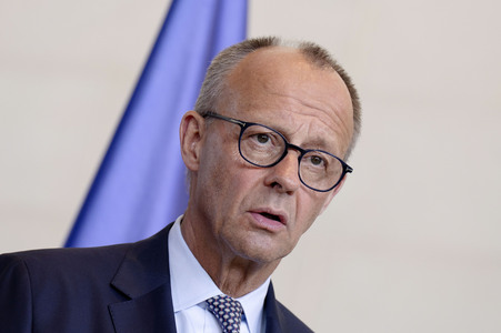 Pressestatement von Selenskyj und Merz in Berlin