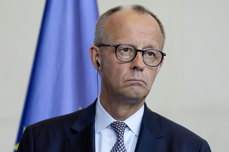 Pressestatement von Selenskyj und Merz in Berlin