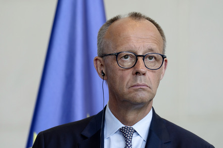 Pressestatement von Selenskyj und Merz in Berlin