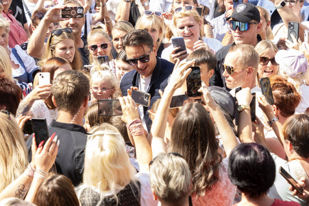Fan-Empfang mit Andreas Gabalier in Kitzbühel