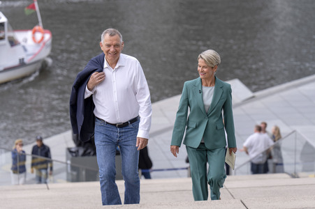 ARD-Sommerinterview mit Jan van Aken in Berlin