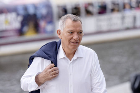 ARD-Sommerinterview mit Jan van Aken in Berlin
