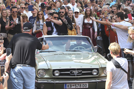 Fan-Empfang mit Andreas Gabalier in Kitzbühel
