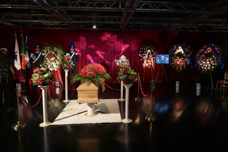 Abschiednahme von Pippo Baudo in Rom