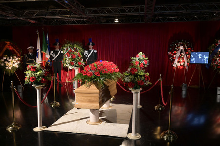 Abschiednahme von Pippo Baudo in Rom