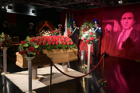 Abschiednahme von Pippo Baudo in Rom