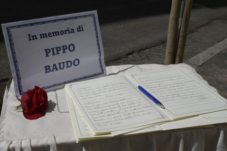 Abschiednahme von Pippo Baudo in Rom