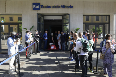 Abschiednahme von Pippo Baudo in Rom