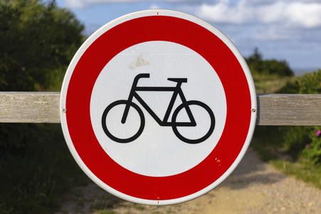 Symbolfoto 'Verbot für Radverkehr'