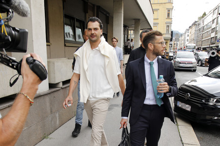 Prozess wegen mutmaßlichen schweren Betrugs gegen Jimi Blue Ochsenknecht in Innsbruck