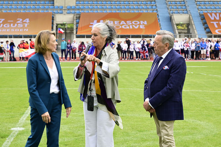 Abschlussveranstaltung der 25. World Transplant Games 2025 in Dresden
