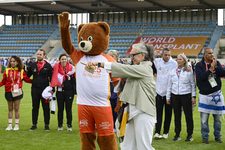 Abschlussveranstaltung der 25. World Transplant Games 2025 in Dresden
