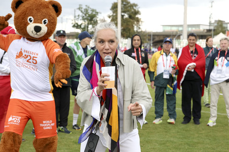 Abschlussveranstaltung der 25. World Transplant Games 2025 in Dresden