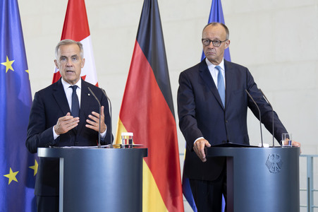 Empfang des Premierministers von Kanada in Berlin