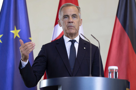 Empfang des Premierministers von Kanada in Berlin