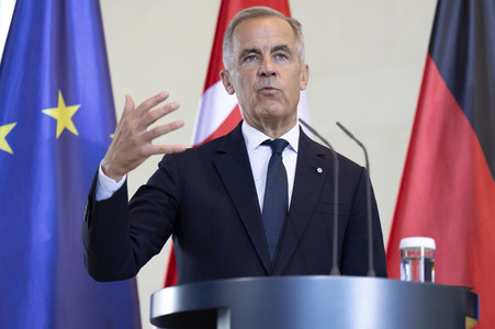 Empfang des Premierministers von Kanada in Berlin