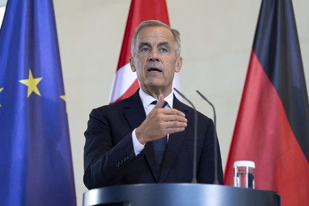 Empfang des Premierministers von Kanada in Berlin