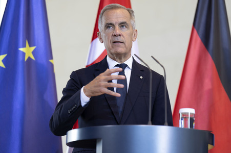 Empfang des Premierministers von Kanada in Berlin